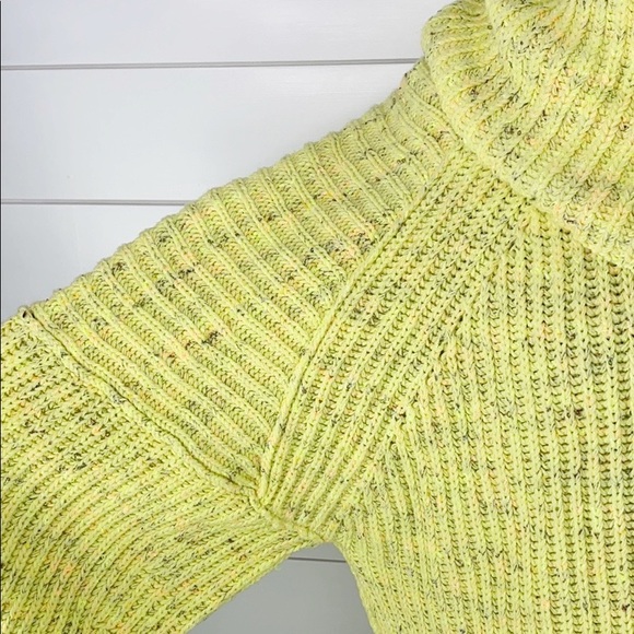 Free People Leo Tunic Sweater Zested Lime SAMPLE - Picture 14 of 16